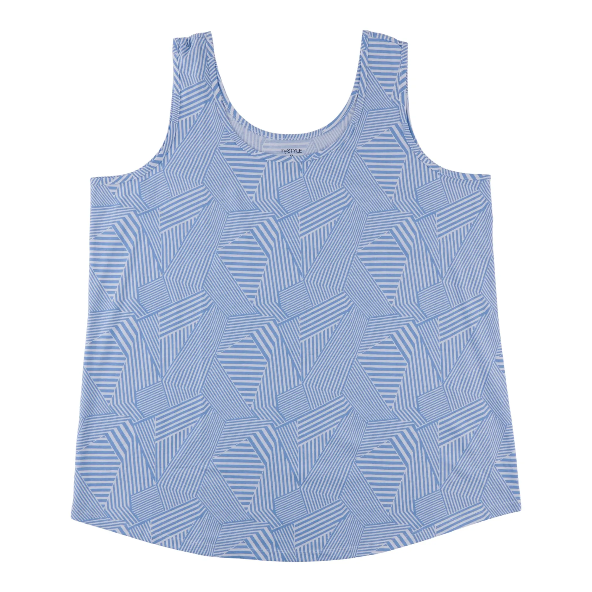 mySTYLE Women's Plus Festival Abstract Tank Top sold by Giant Tiger