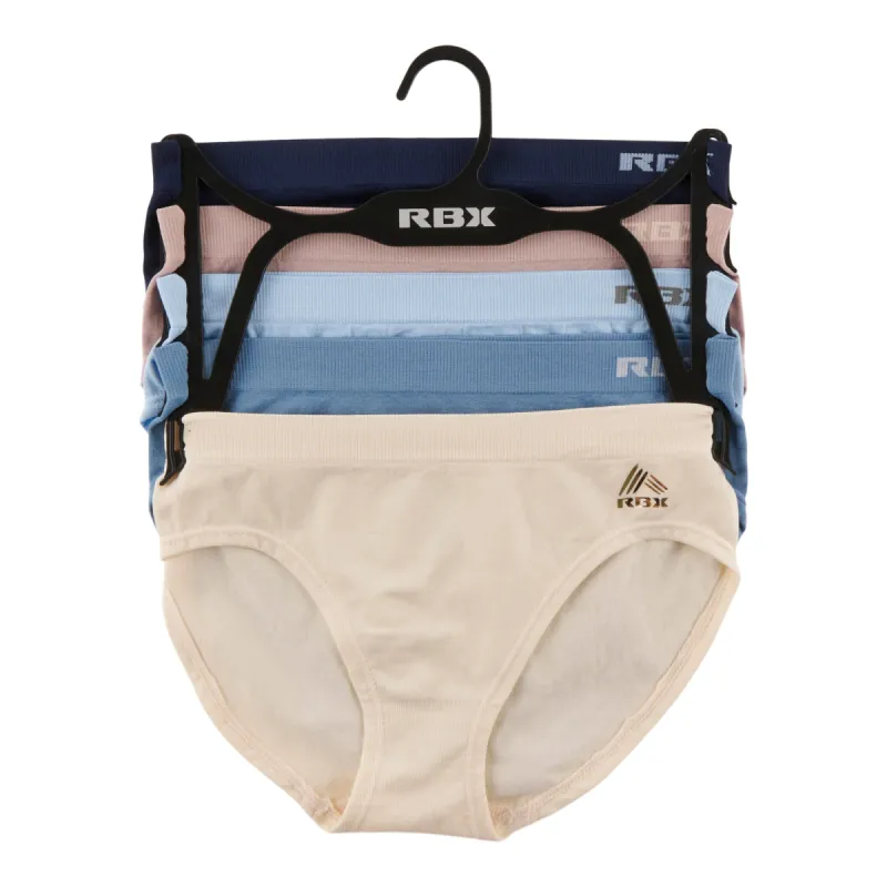 RBX Women's Seamless Bikinis, 5-Pack sold by Giant Tiger