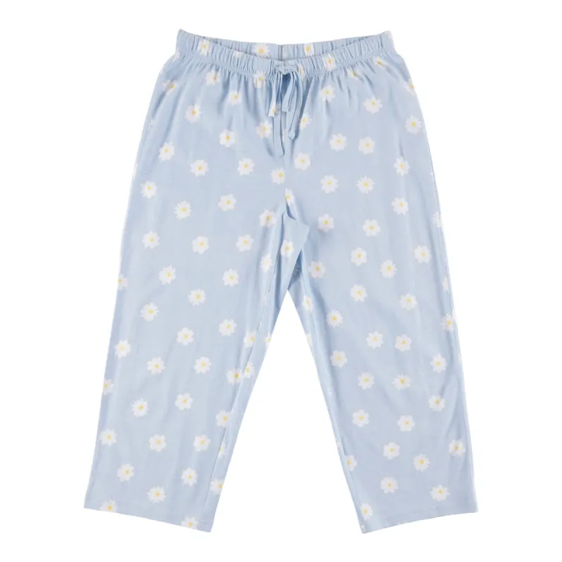 Carisma Women's Ocean Breeze Cotton All-Over Print Capri PJ Pants sold by Giant Tiger