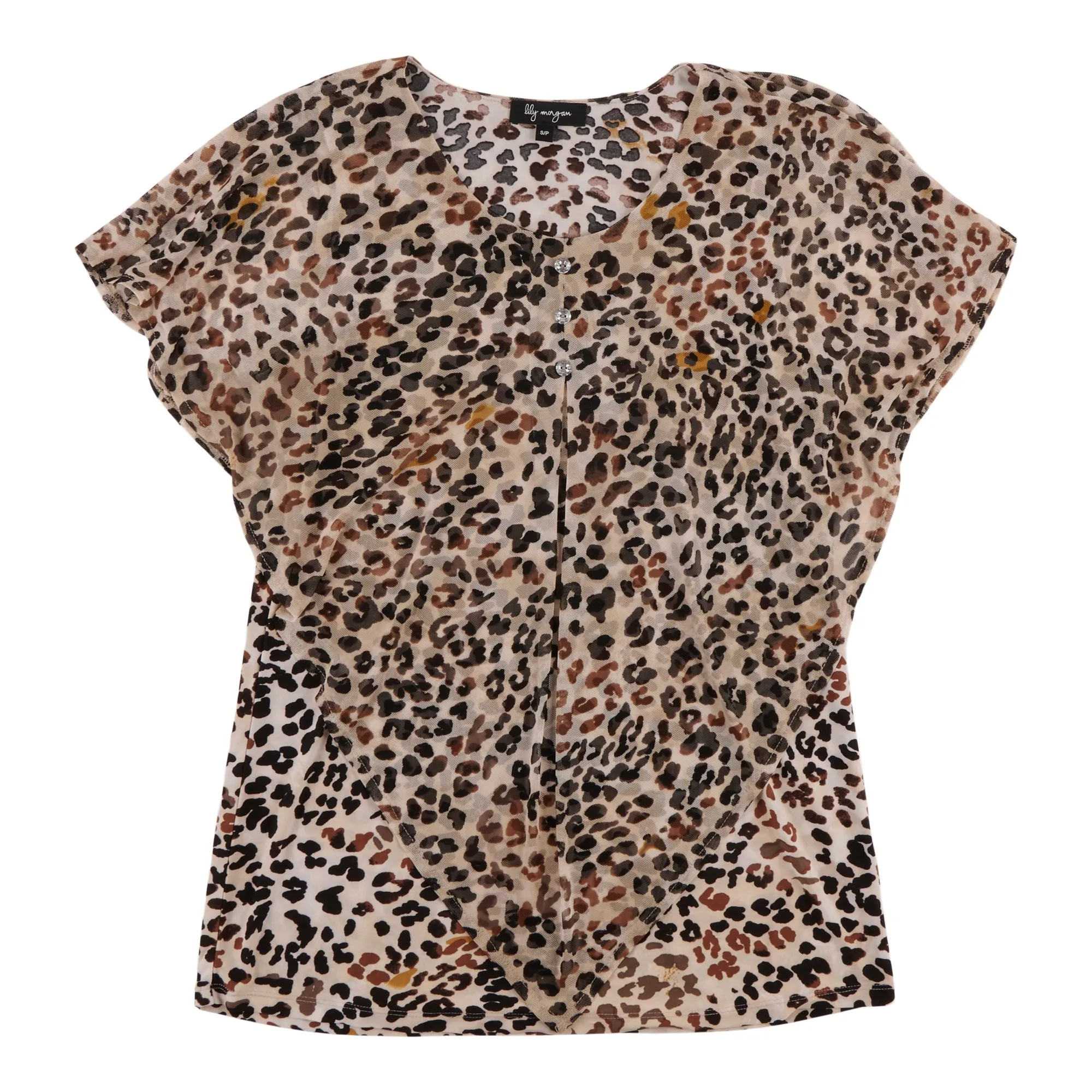 lily morgan Women's Casual Mesh Overlay Blouse sold by Giant Tiger