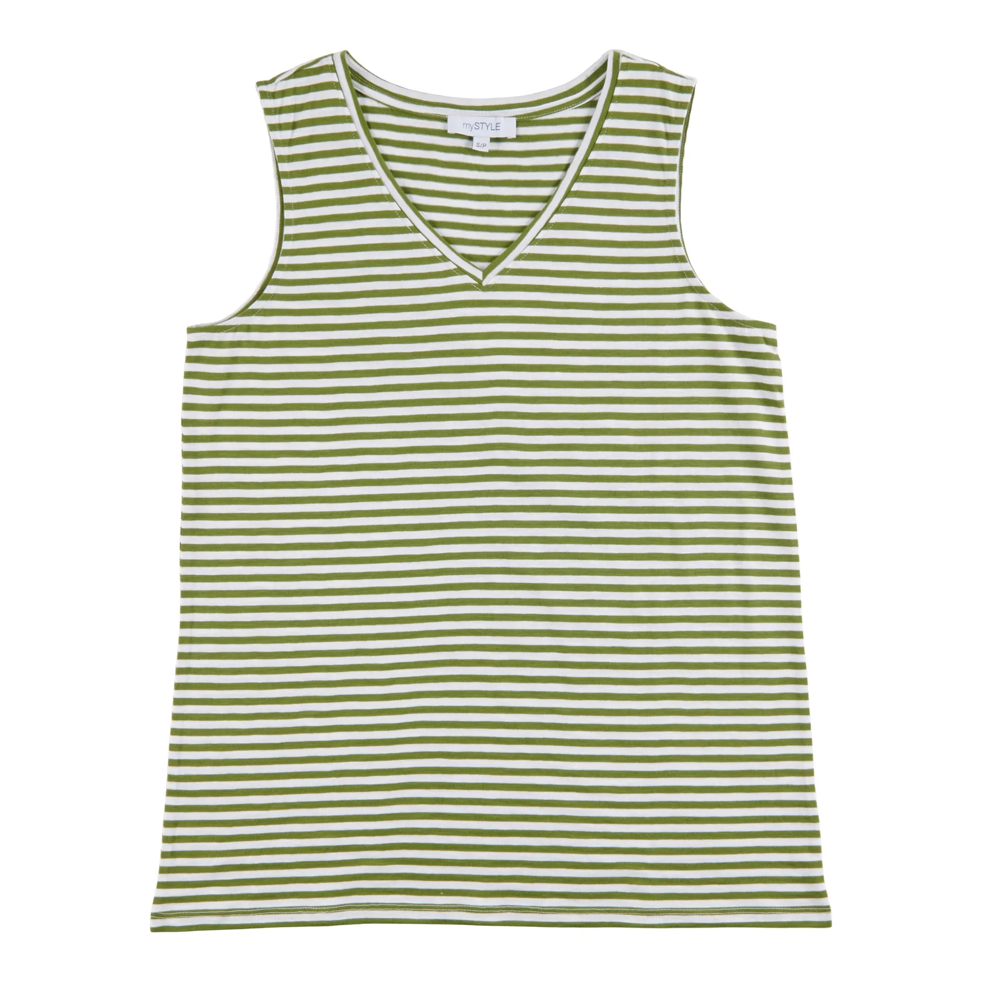 mySTYLE Women's Country Cool Striped V-Neck Tank Top sold by Giant Tiger product image thumbnail 2