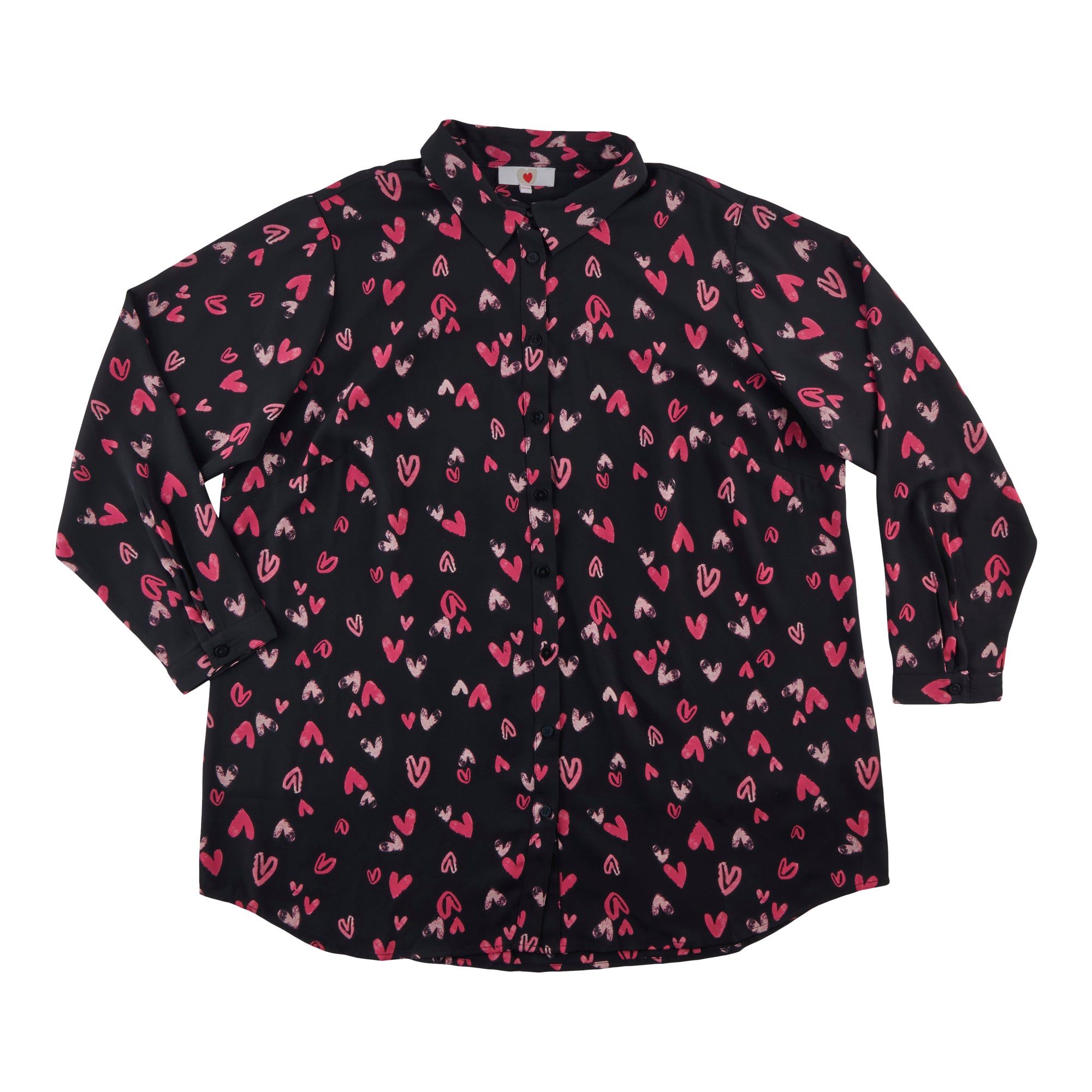 Valentine's Day Women's Plus Long Sleeve Shirt sold by Giant Tiger product image thumbnail 2