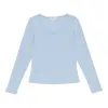 mySTYLE Women's Long Sleeve Pointelle Top sold by Giant Tiger