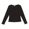 mySTYLE Women's Long Sleeve Pointelle Top sold by Giant Tiger
