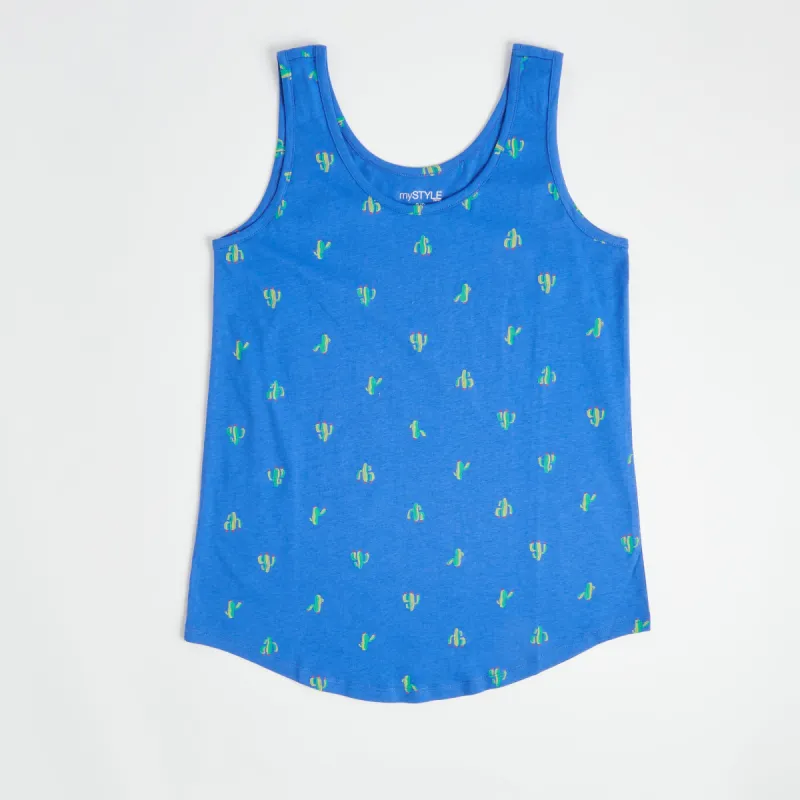 mySTYLE Women's Festival All-Over Printed Tank Top sold by Giant Tiger