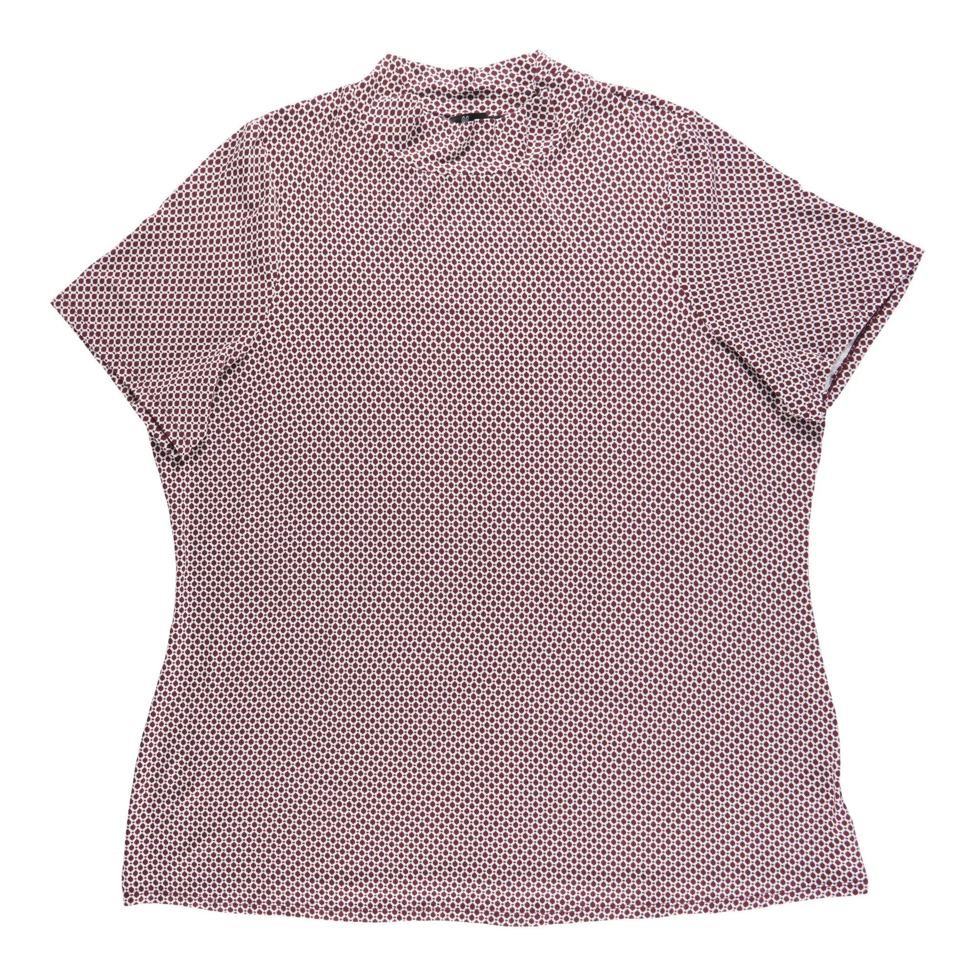 lily morgan Women's Plus Trendsetters Cap Sleeve Printed Mock Neck Top sold by Giant Tiger product image thumbnail 4