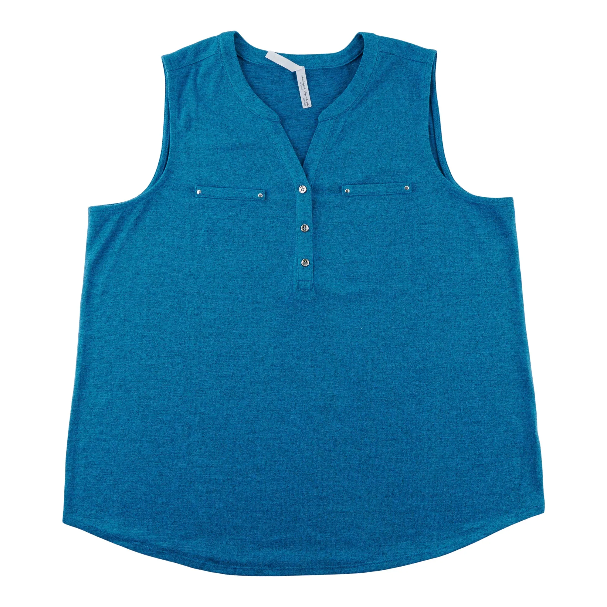 Women's Plus Sleeveless Zip Camisole with Buttons sold by Giant Tiger product image thumbnail 4