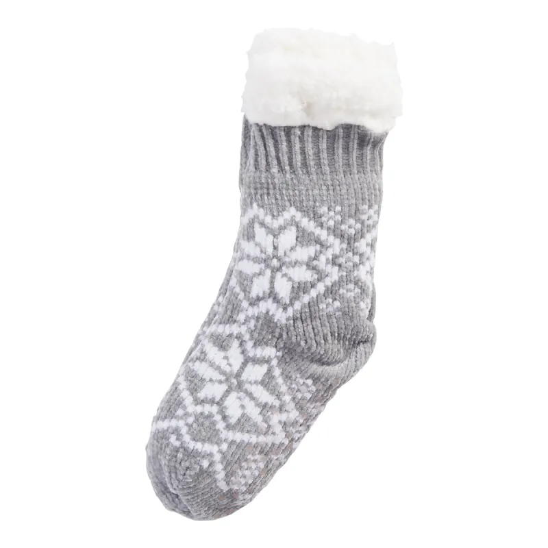 Carisma Women's Chenille Snowflake Socks sold by Giant Tiger