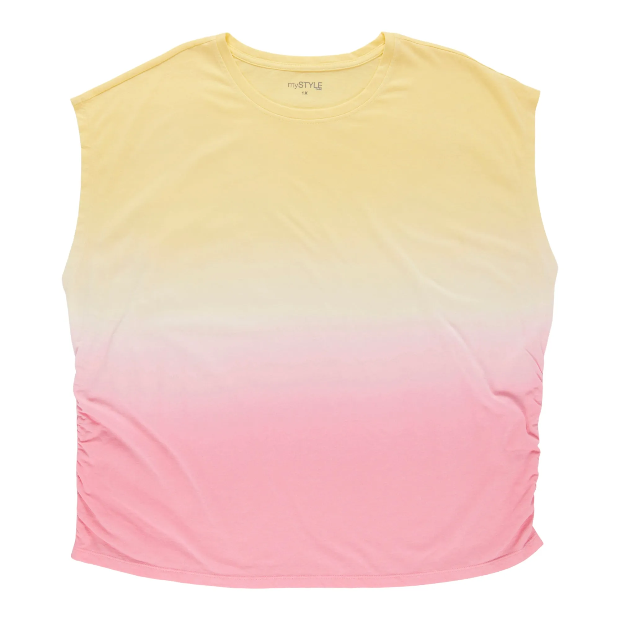 lily morgan Women's Plus Dip Dye Top sold by Giant Tiger
