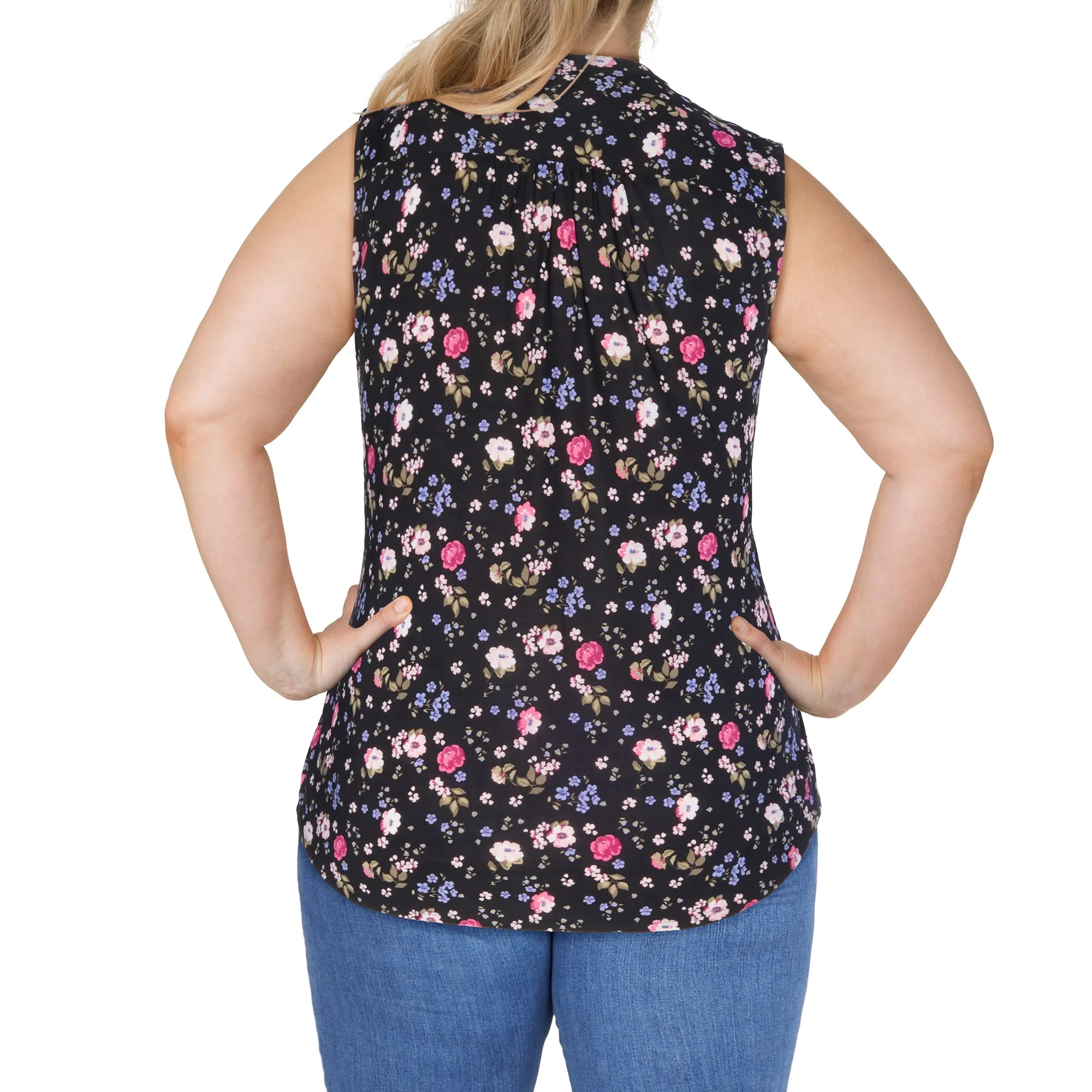 lily morgan Women's Plus Pintuck Top sold by Giant Tiger product image thumbnail 2