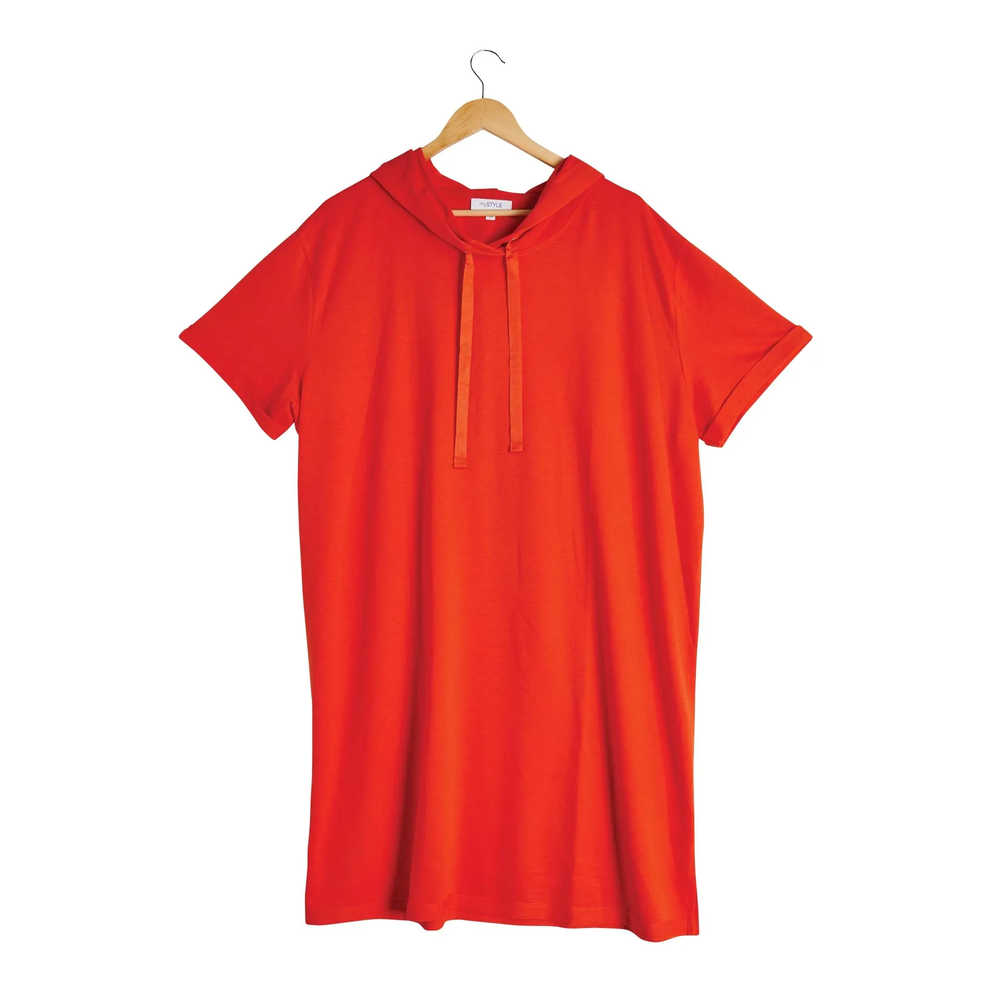 mySTYLE Women's Plus Hooded Short Sleeve Dress sold by Giant Tiger product image thumbnail 2