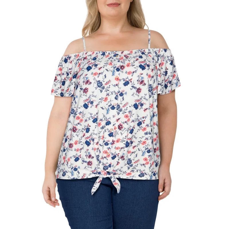 lily morgan Women's Plus City Chic Off-Shoulder Top sold by Giant Tiger