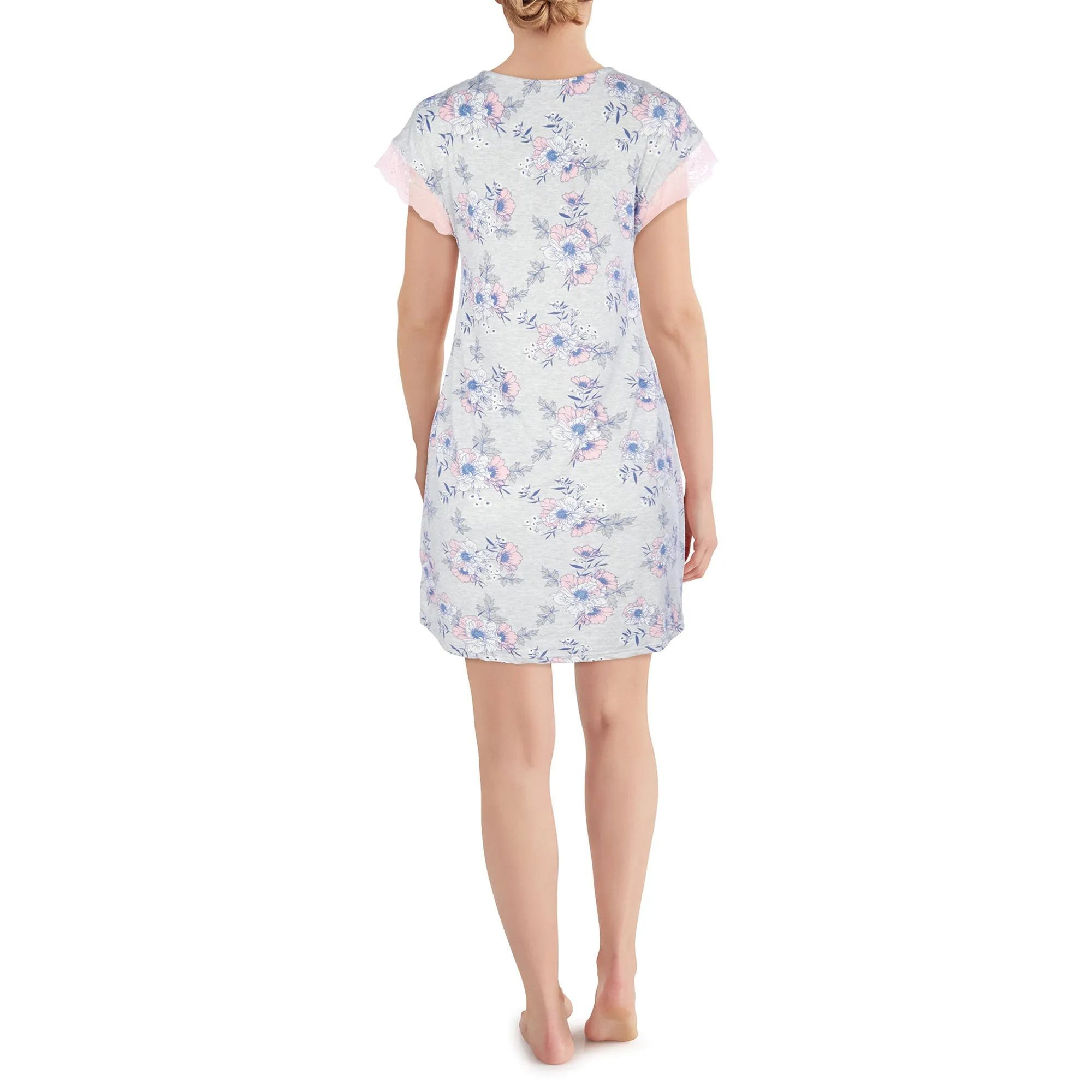 Carisma Women's Perfect Dream Peachy Sleepshirt with Lace sold by Giant Tiger product image thumbnail 4
