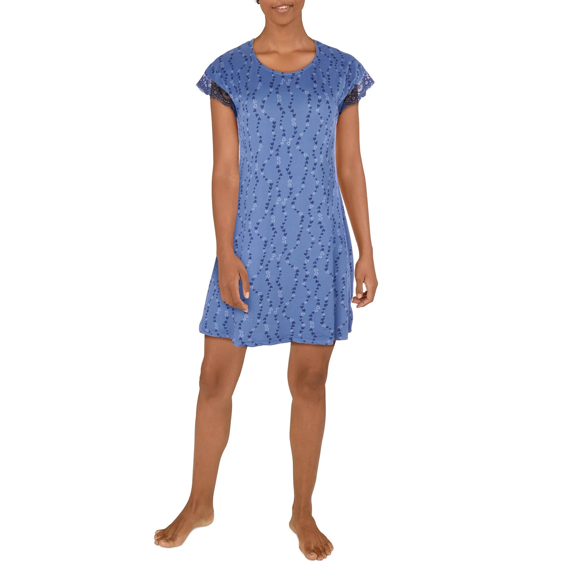 Carisma Women's Perfect Dream Peachy Sleepshirt with Lace sold by Giant Tiger product image thumbnail 2