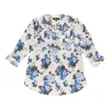 lily morgan Women's Pintuck Printed Top sold by Giant Tiger