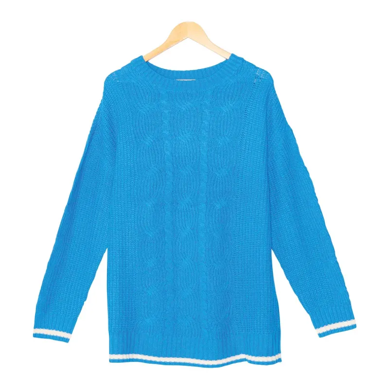 mySTYLE Women's Cable Front Sweater sold by Giant Tiger