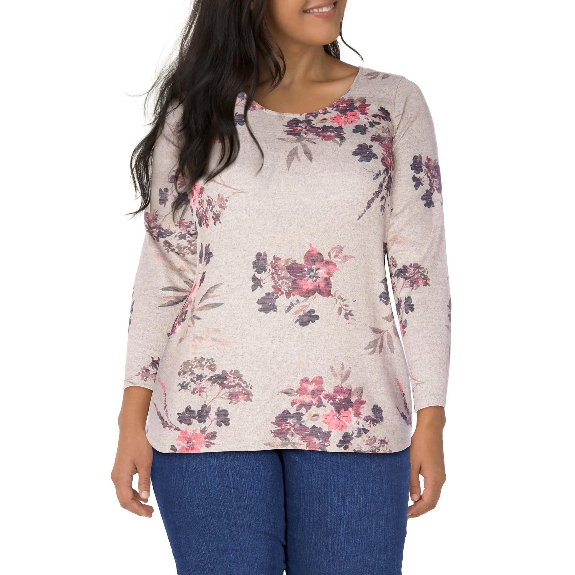 lily morgan Women's Plus Printed Top sold by Giant Tiger product image thumbnail 2
