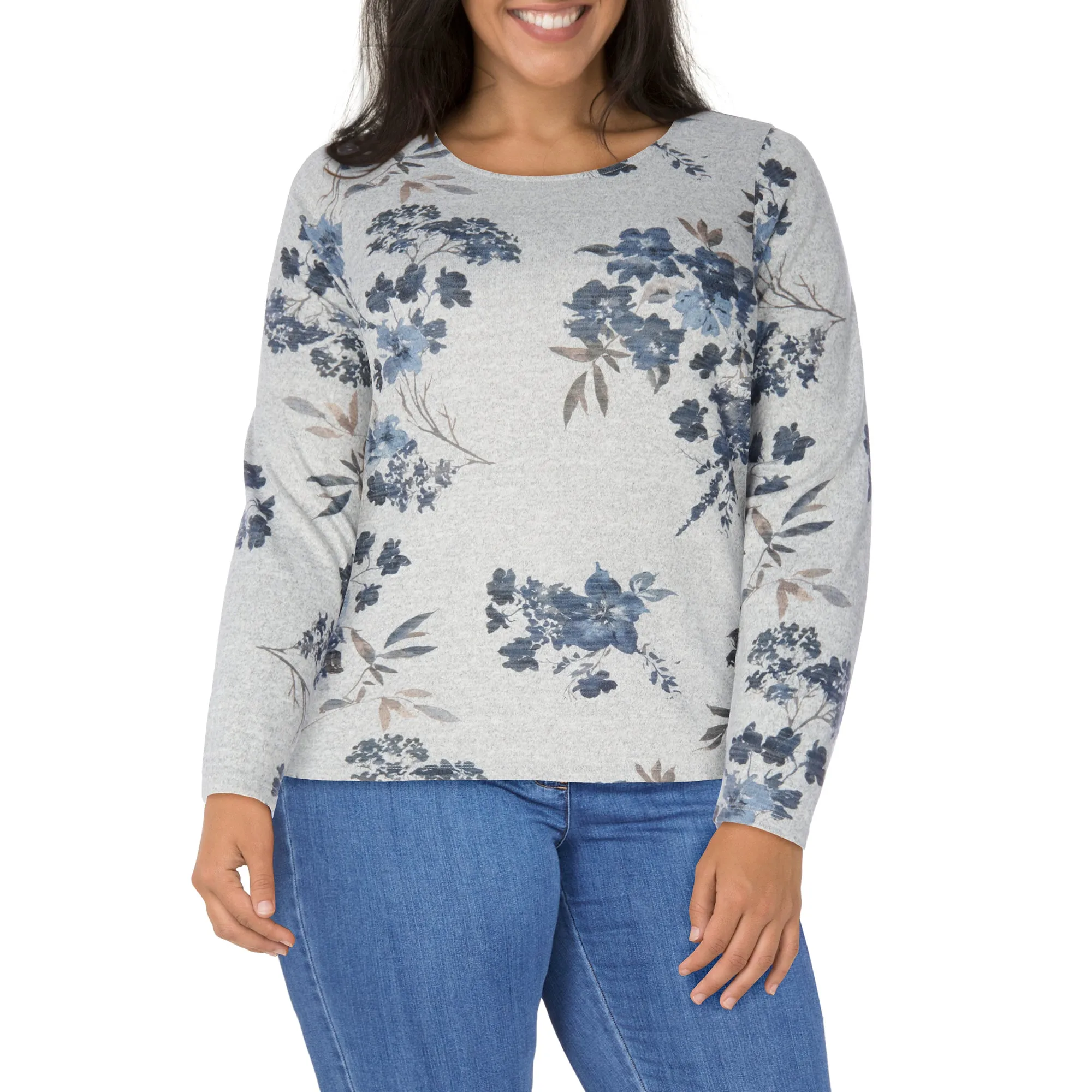 lily morgan Women's Plus Printed Top sold by Giant Tiger product image thumbnail 5