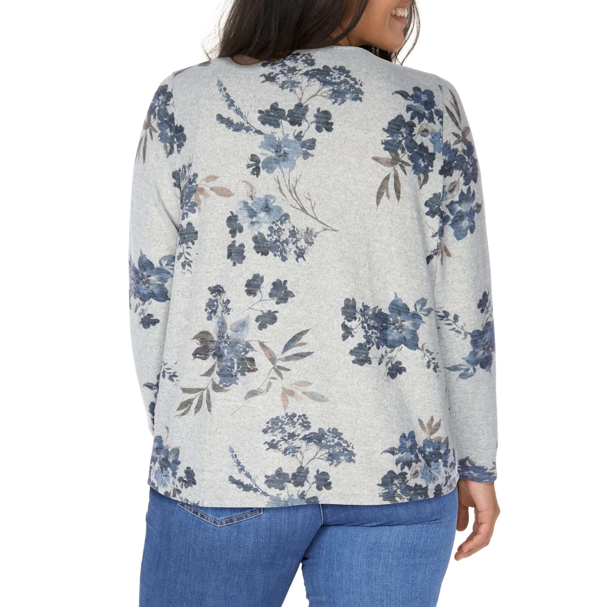 lily morgan Women's Plus Printed Top sold by Giant Tiger product image thumbnail 4