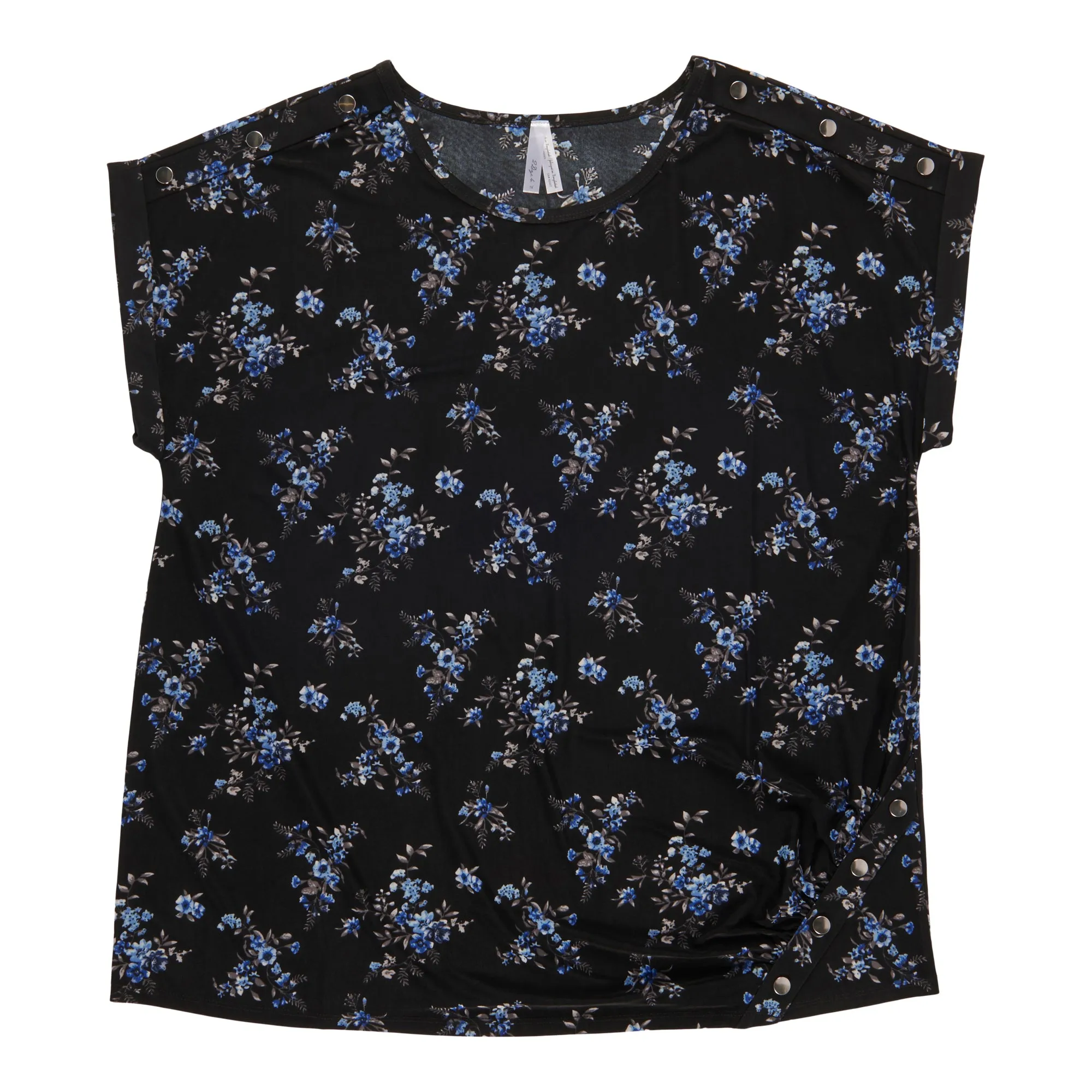 Women's Plus Crew Neck Blouse with Button Detail sold by Giant Tiger