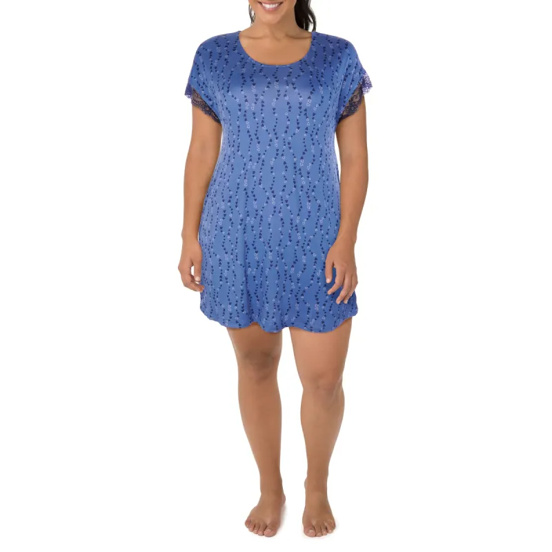 Carisma Women's Plus Perfect Dream Peachy Sleepshirt with Lace sold by Giant Tiger