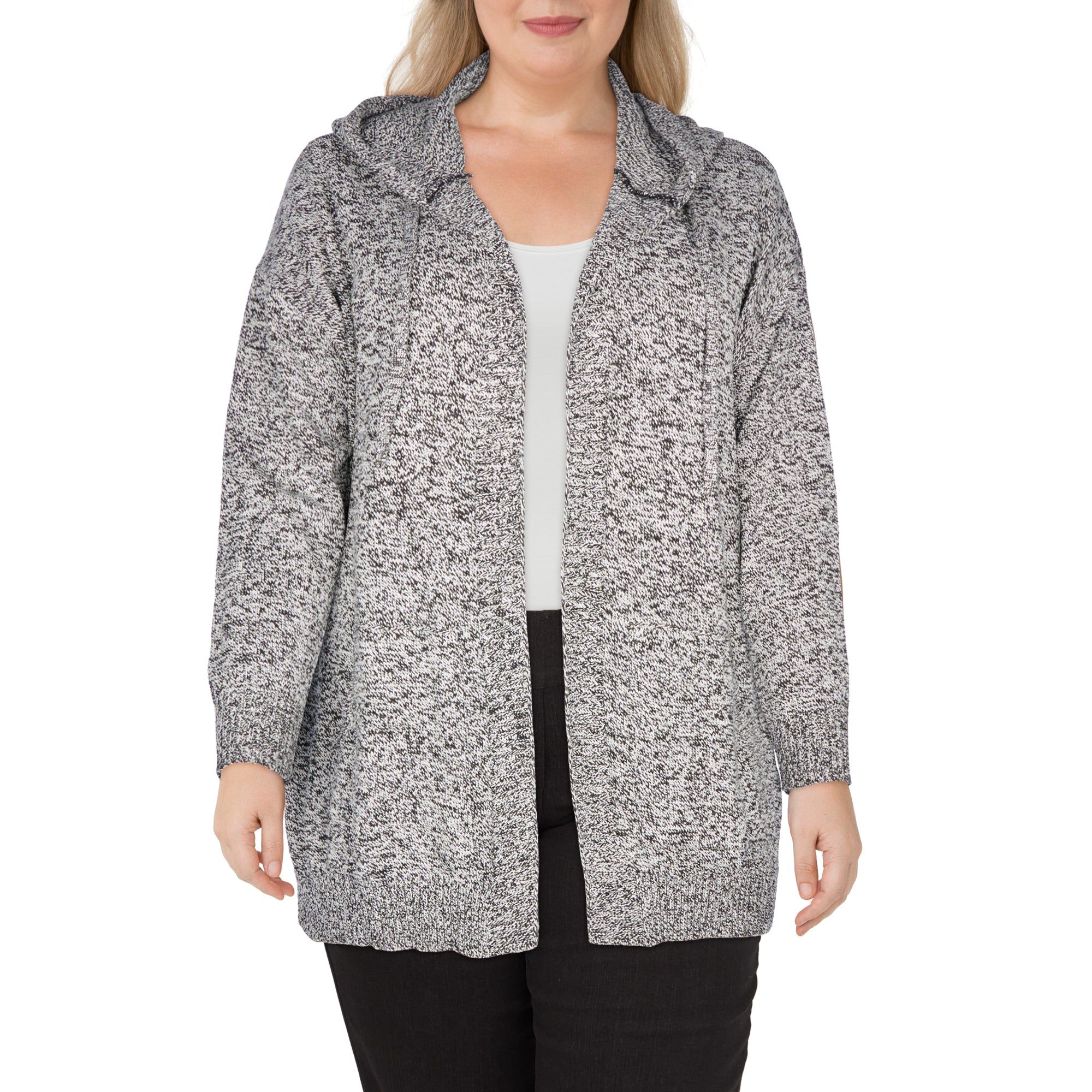 mySTYLE Women's Plus Hooded Cardigan sold by Giant Tiger