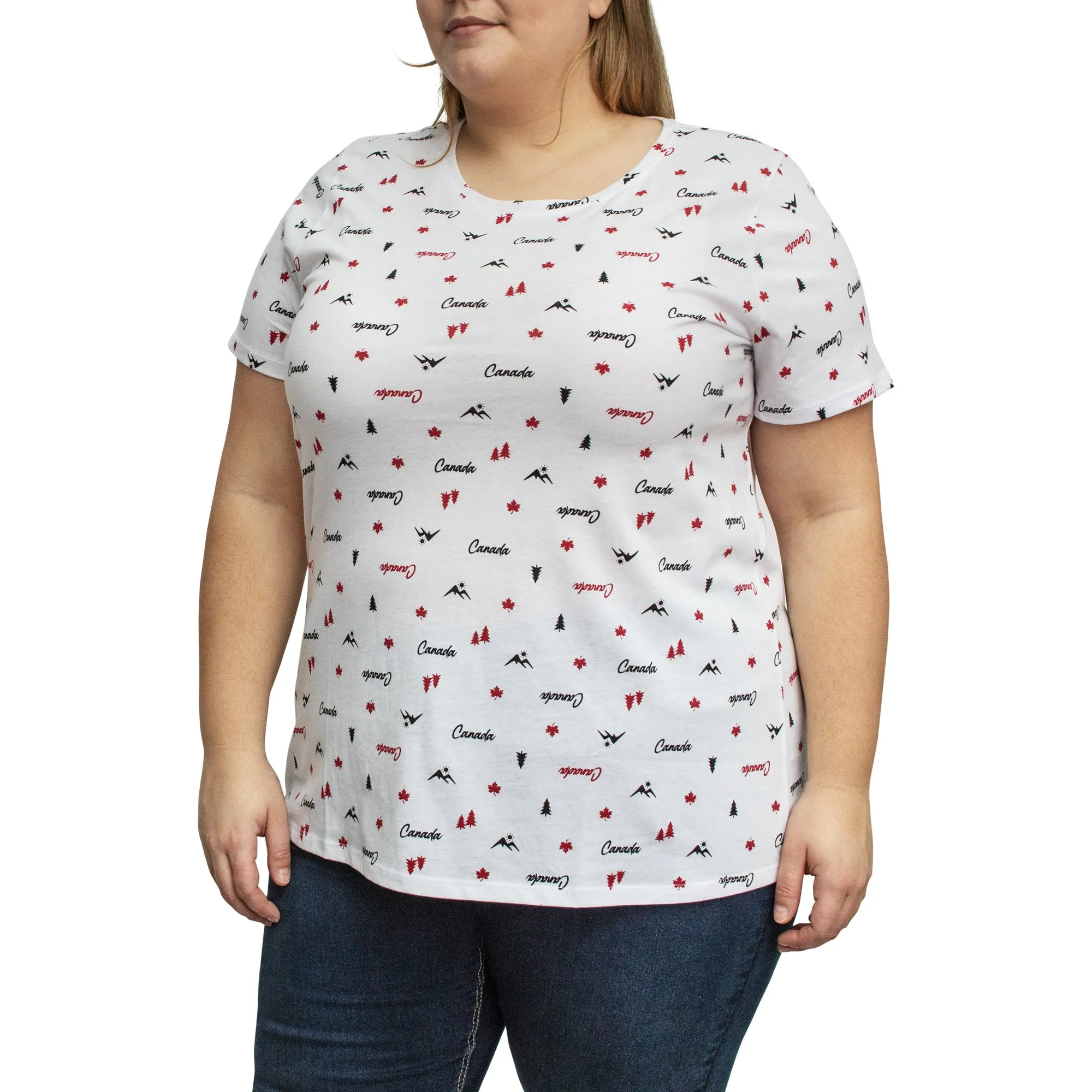 Canada EH! Women's Plus Scoop Neck T-Shirt sold by Giant Tiger product image thumbnail 3