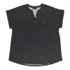 lily morgan Women's Plus Printed V-Neck Blouse sold by Giant Tiger