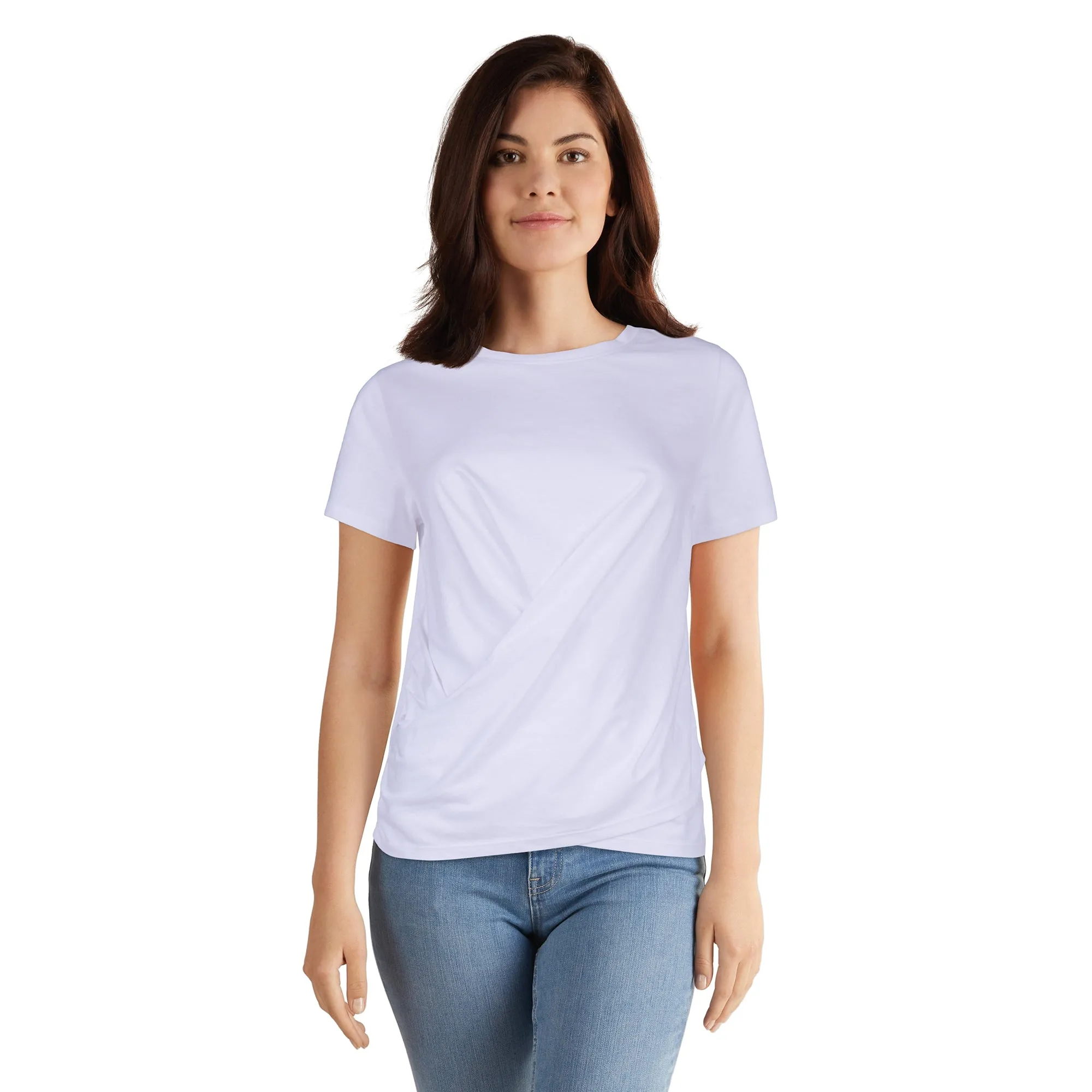 mySTYLE Women's Crew Neck Criss-Cross Tee sold by Giant Tiger product image thumbnail 2