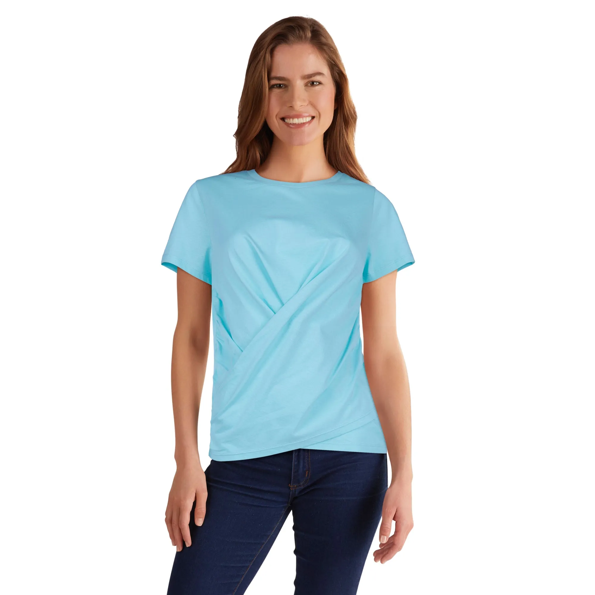 mySTYLE Women's Crew Neck Criss-Cross Tee sold by Giant Tiger product image thumbnail 3
