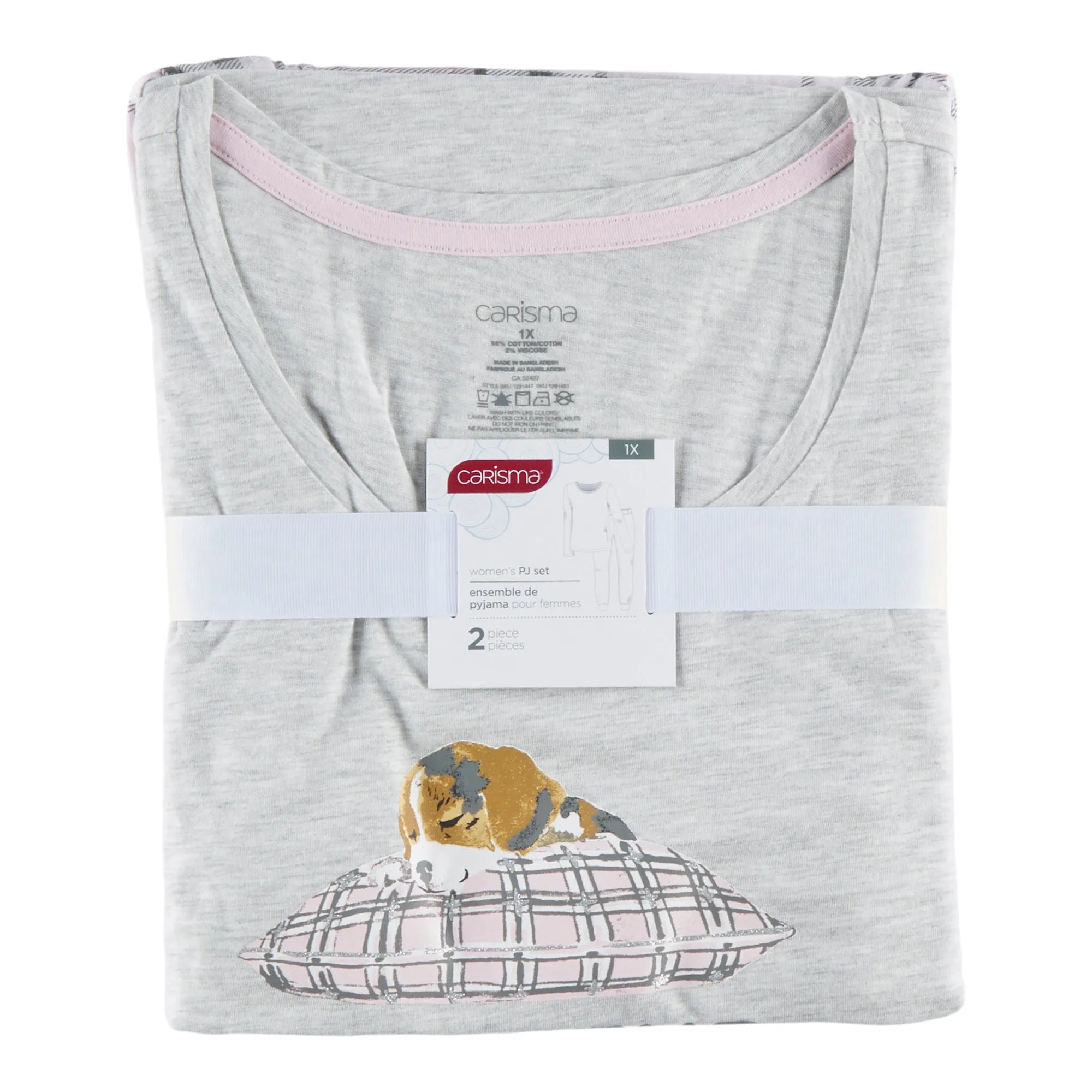 Carisma Women's Plus Lightweight PJ Set sold by Giant Tiger product image thumbnail 2