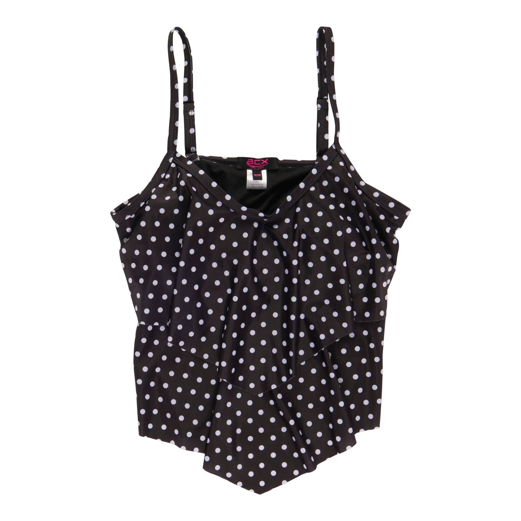 ACX Active Women's Polka Dot Tiered Tankini sold by Giant Tiger