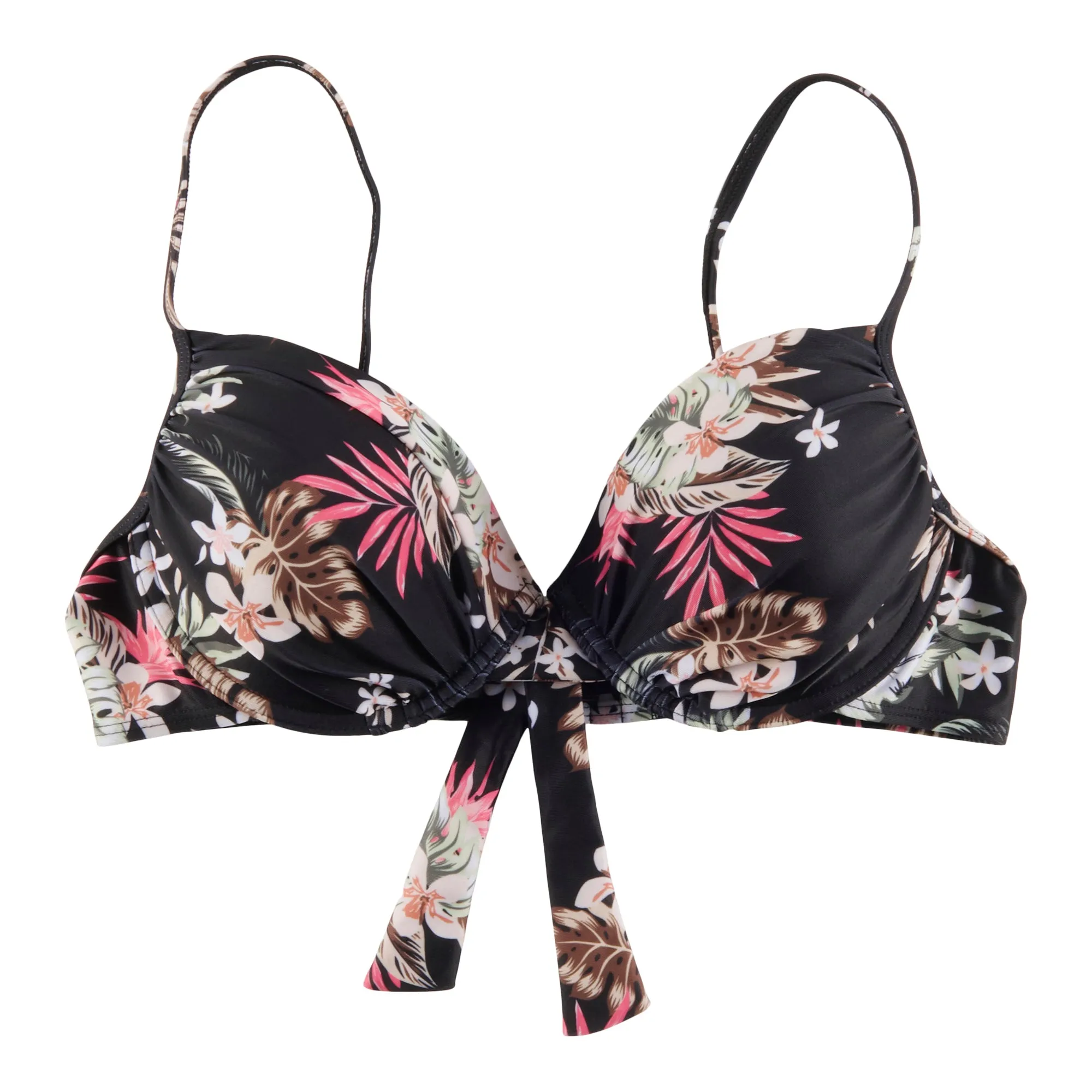 ACX Active Women's Hawaiian Bikini Bra, Black and White sold by Giant Tiger