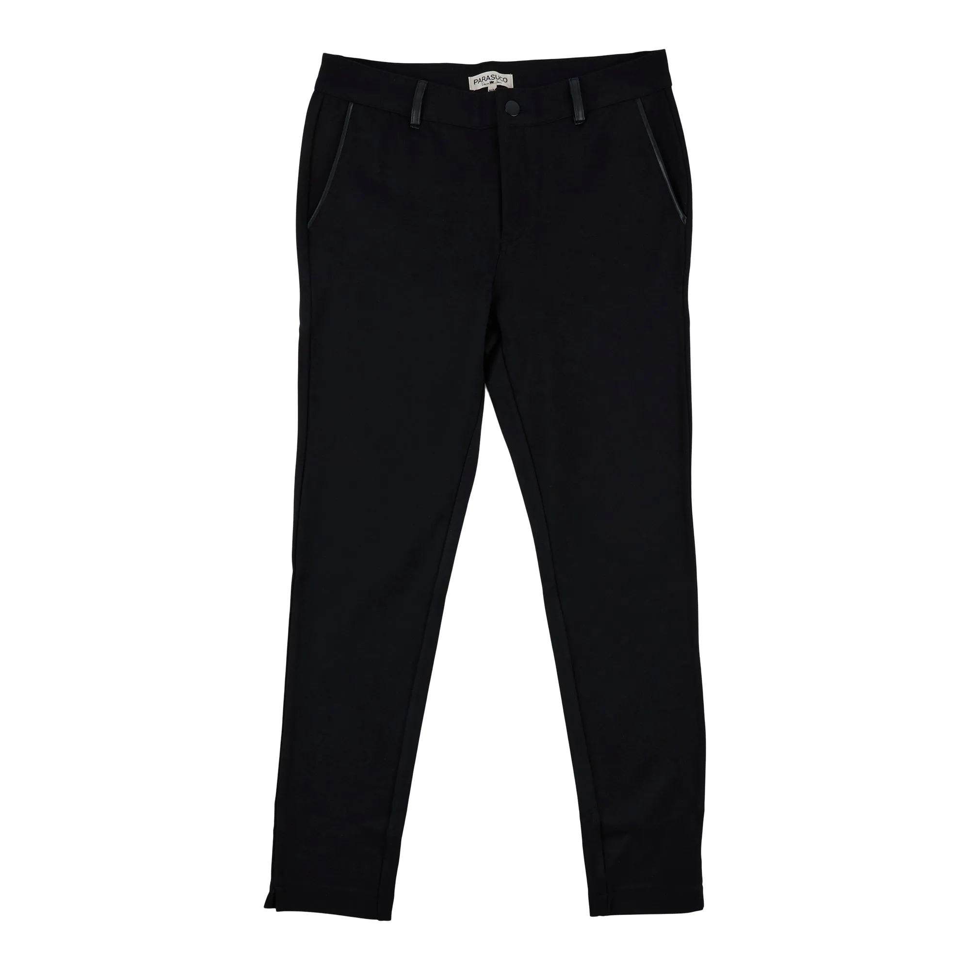 Women's Solid Black Zip Front Pull-On Pants sold by Giant Tiger