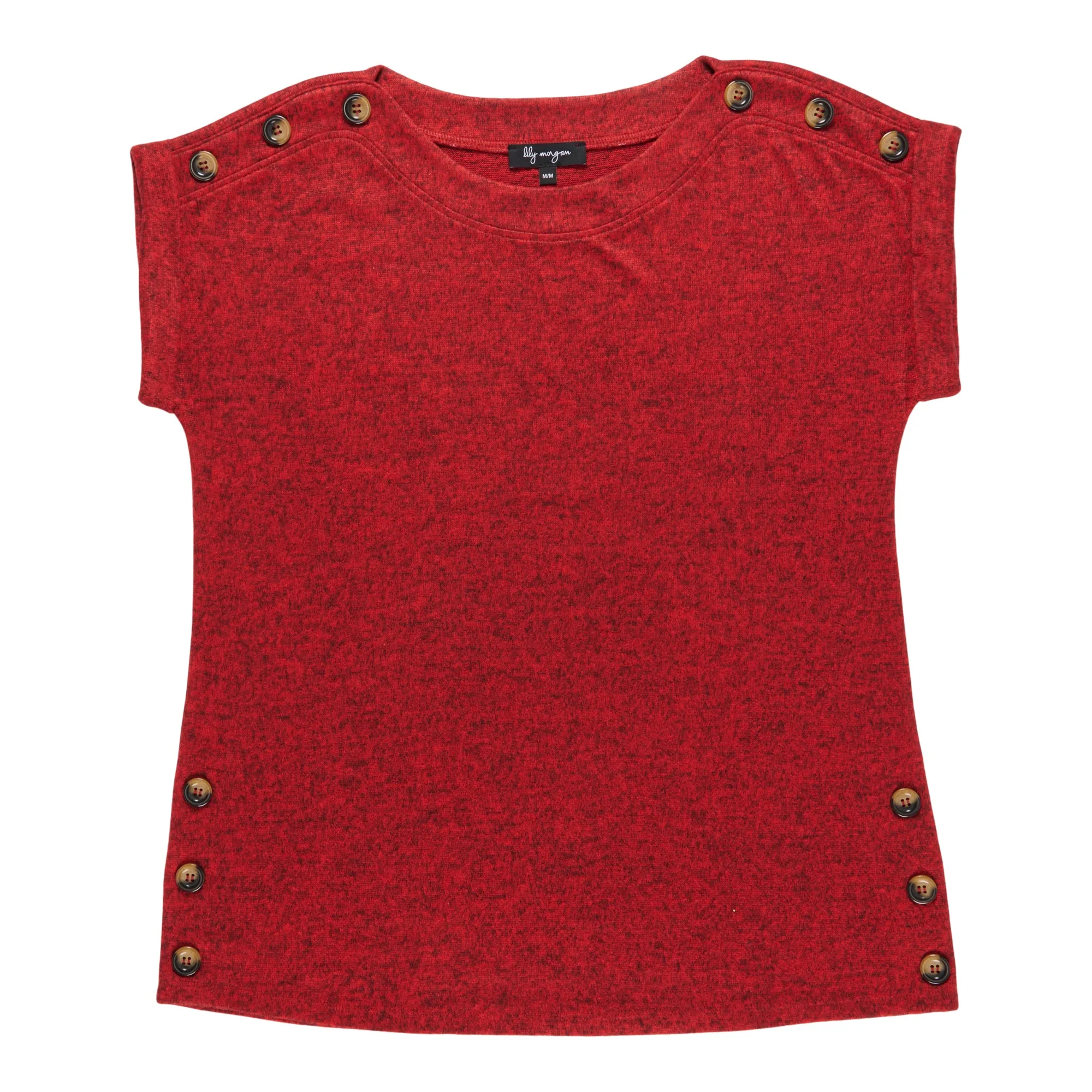 lily morgan Women's City Chic Button Trim Snit Top sold by Giant Tiger product image thumbnail 4