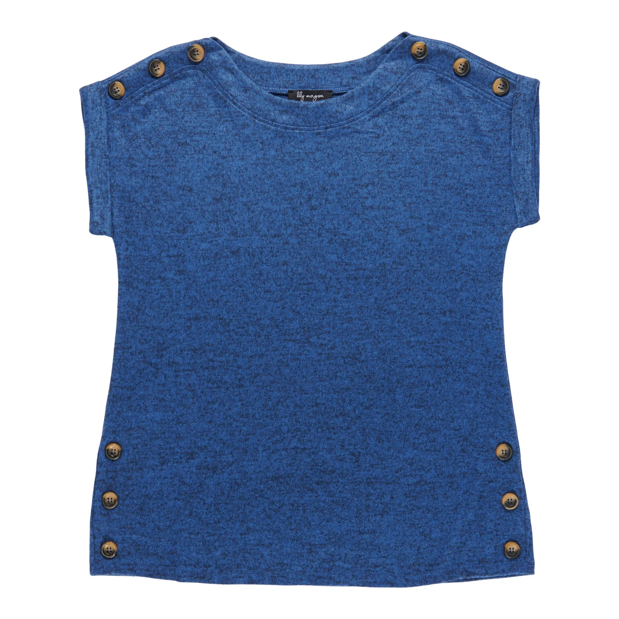 lily morgan Women's City Chic Button Trim Snit Top sold by Giant Tiger product image thumbnail 2