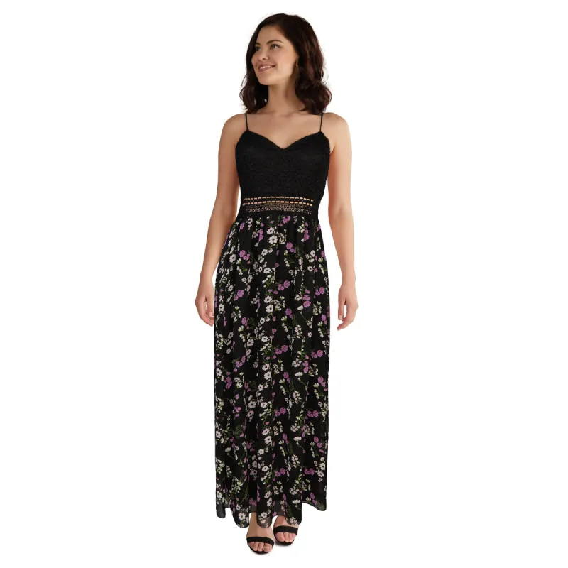 lily morgan Women's Lace Chiffon Maxi Dress sold by Giant Tiger