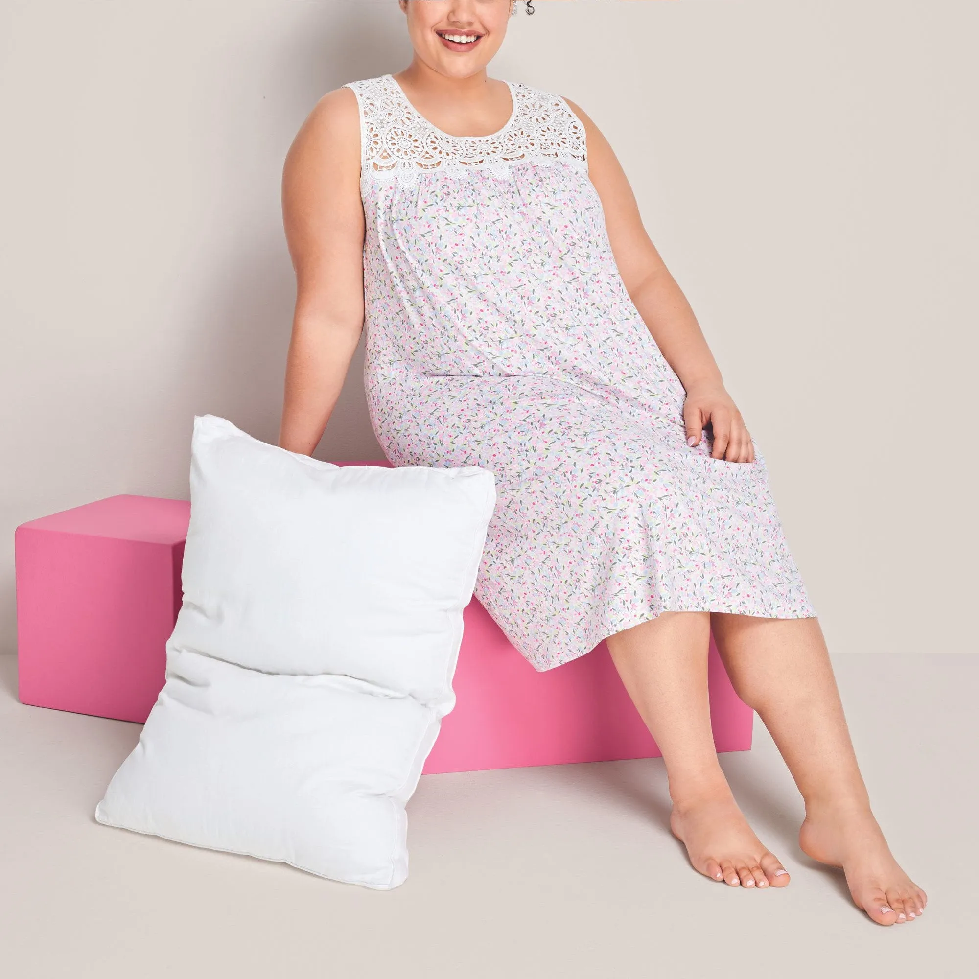 Carisma Women's Plus Printed Night Gown sold by Giant Tiger product image thumbnail 4