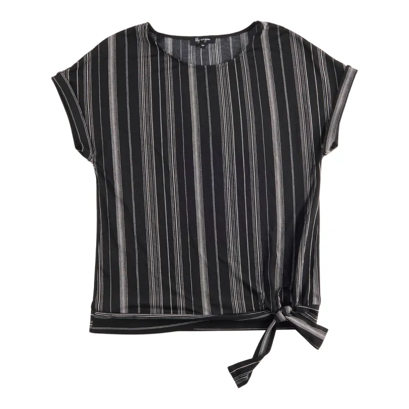 lily morgan Women's Urban Chic Printed Top with Side-Tie sold by Giant Tiger