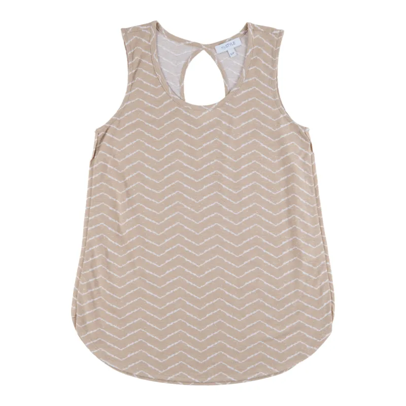 mySTYLE Women's Festival Back Hole Tank Top sold by Giant Tiger