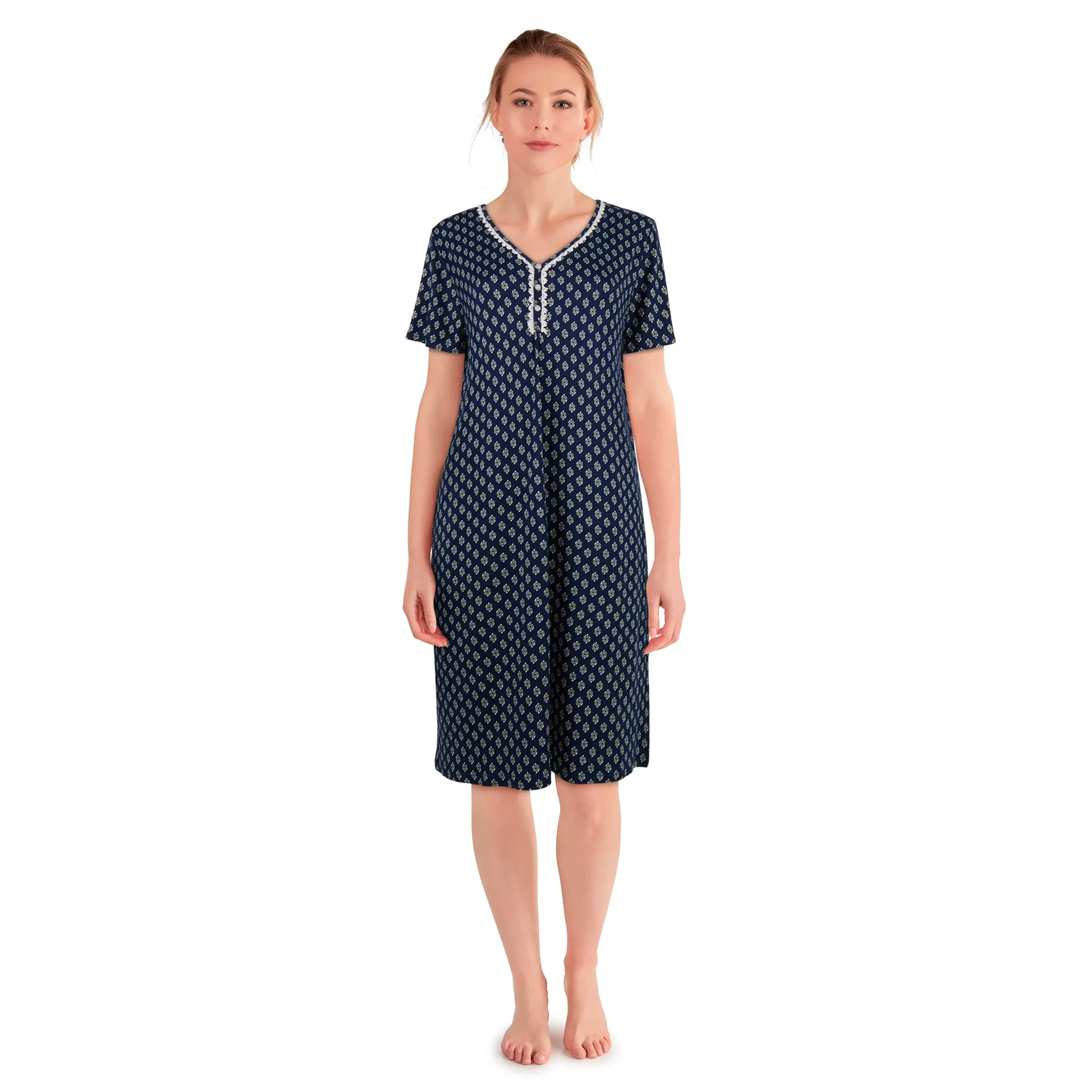 Carisma Women's V-Neck Cap Sleeve Nightgown sold by Giant Tiger product image thumbnail 2