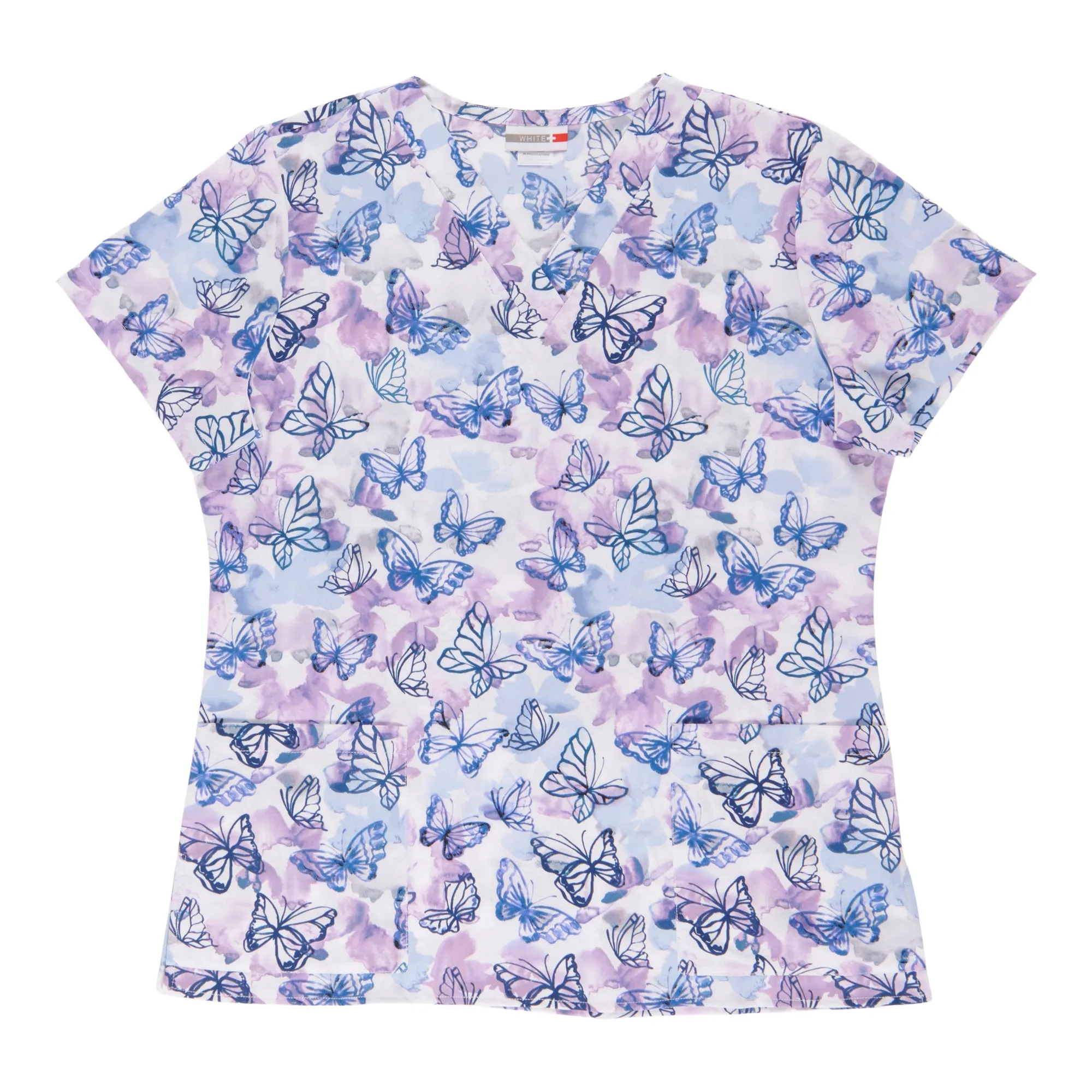 White Cross Women's Printed Scrub Top sold by Giant Tiger product image thumbnail 3