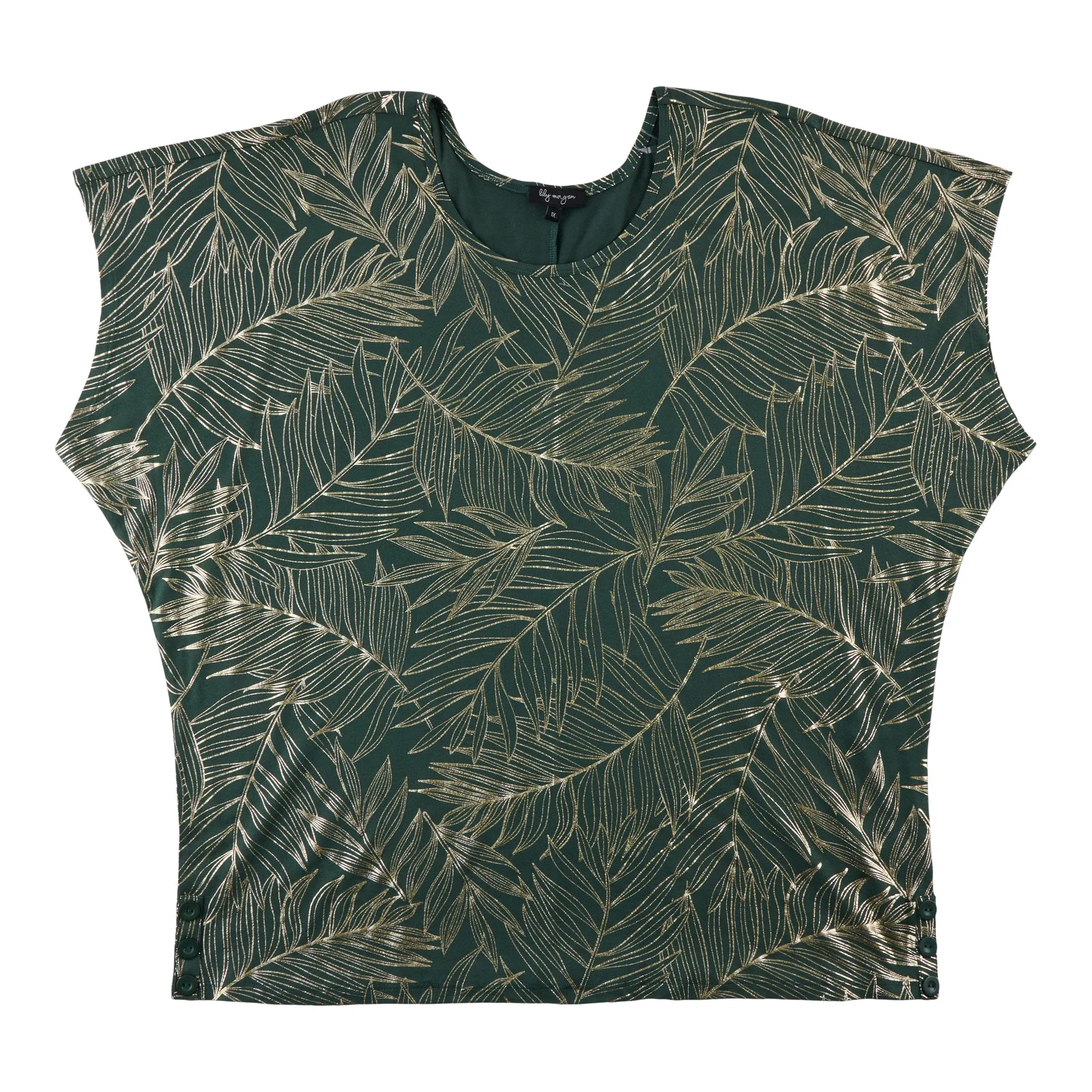 lily morgan Women's Plus Crew Neck Blouse sold by Giant Tiger product image thumbnail 2