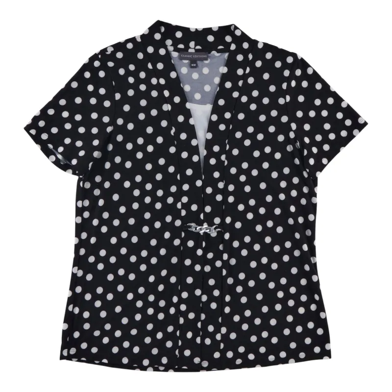 Classic Editions Women's V-Neck Fooler Blouse with Chain sold by Giant Tiger