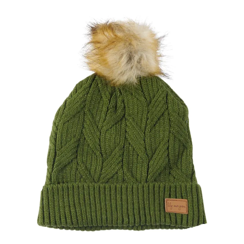 lily morgan Women's Cable Knit Toque with Pompom sold by Giant Tiger