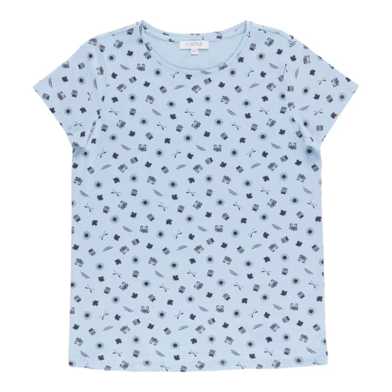 mySTYLE Women's Crew Neck North Country T-Shirt sold by Giant Tiger