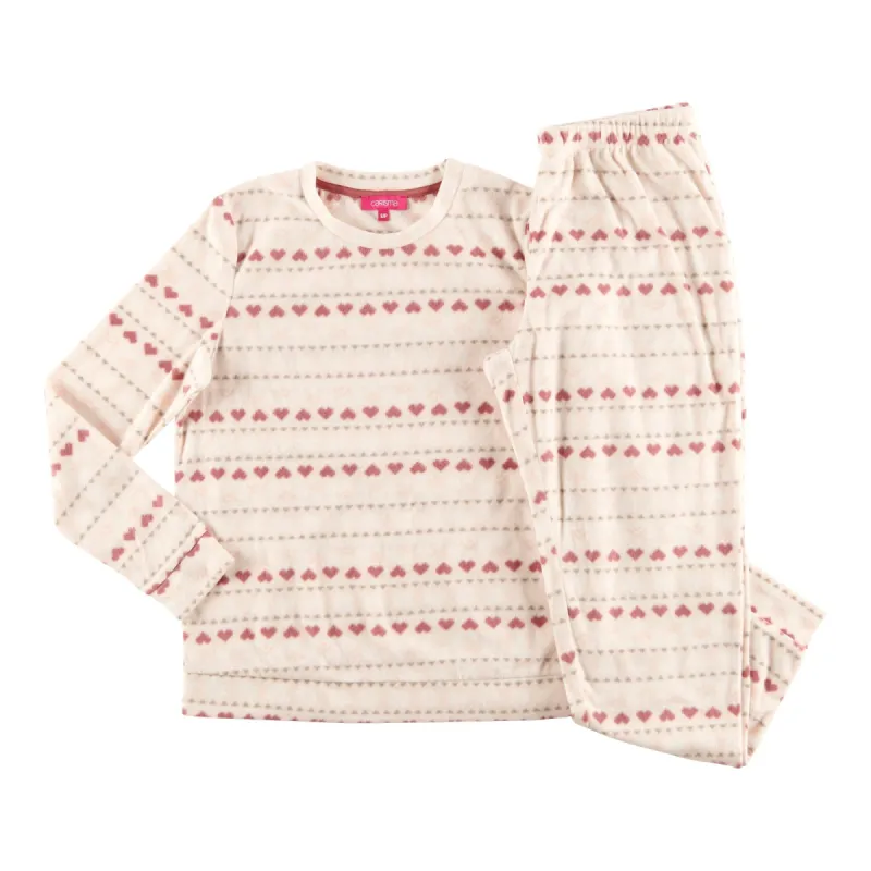Carisma Women's Microfleece PJ Set, 2-Piece sold by Giant Tiger