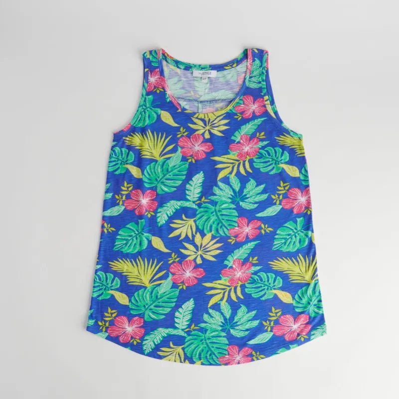 mySTYLE Women's Summer Sizzle Printed Slub Tank Top sold by Giant Tiger