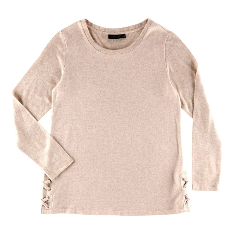 Women's Plus Long Sleeve Top with Side Tie Hem sold by Giant Tiger