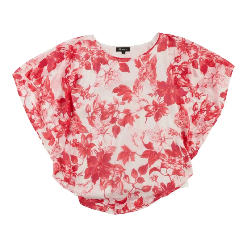 lily morgan Women's Simply Chic Printed Overlay Blouse sold by Giant Tiger
